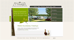 Desktop Screenshot of campingveerhuys.nl